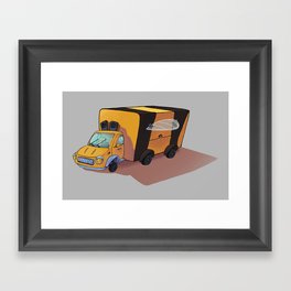 Bee car Framed Art Print