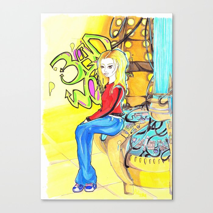 BAD WOLF Doctor who Canvas Print