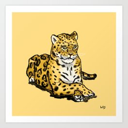 Jaguar (Panthera onca) Art Print