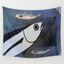 Tuna Fish and Others Wall Tapestry