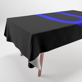LETTER U (BLUE-BLACK) Tablecloth