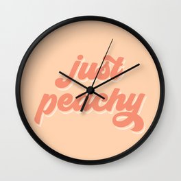 Just Peachy Retro Quote Wall Clock | Graphicdesign, Pop Art, Quote, Retro, Sixties, Typography, Seventies, Digital, Cute, Justpeachy 