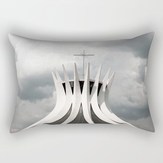 Cathedral | Brasília | Brazil Rectangular Pillow