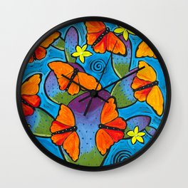 Kaleidoscope of Color Wall Clock