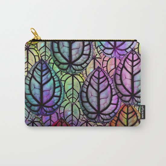 Multicolored Leaves Carry-All Pouch