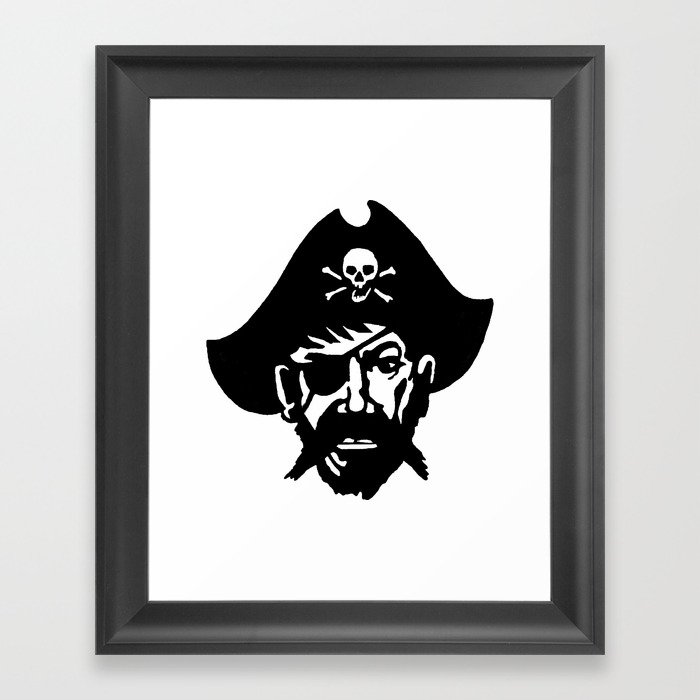 Captain Kidd II (The Rude Pirate) Framed Art Print