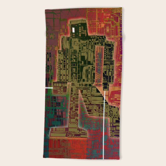 Robotic Lab Beach Towel