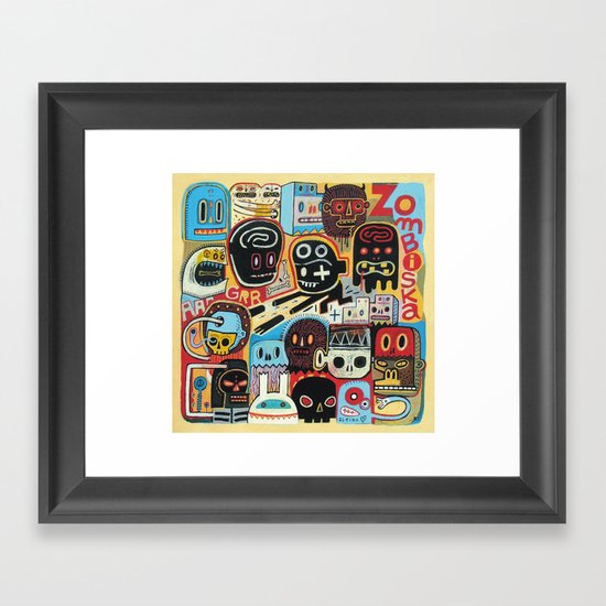 ZOMBISKA Framed Art Print
