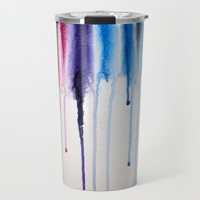 Watercolor Rainbow Travel Mug