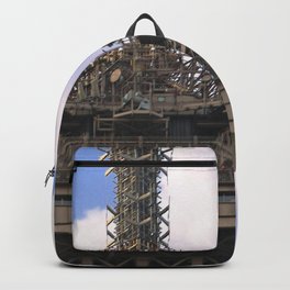 Tip of Eiffel Tower Tour Eiffel Detail, Paris, France Backpack