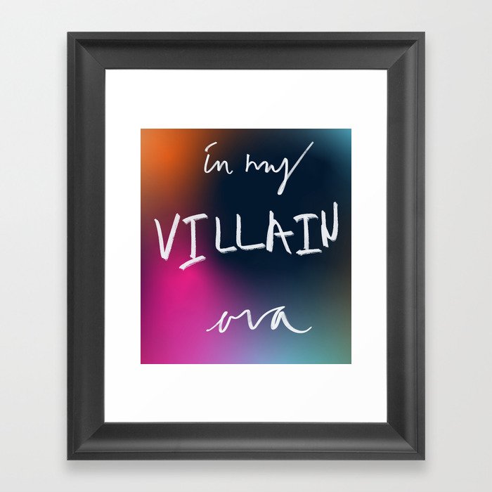In my villain era 240227 Framed Art Print