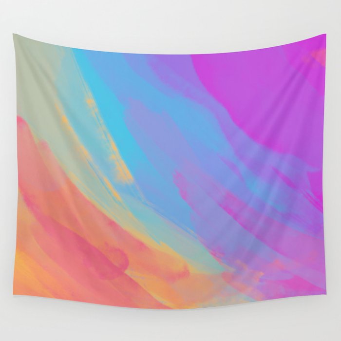full color summer Wall Tapestry