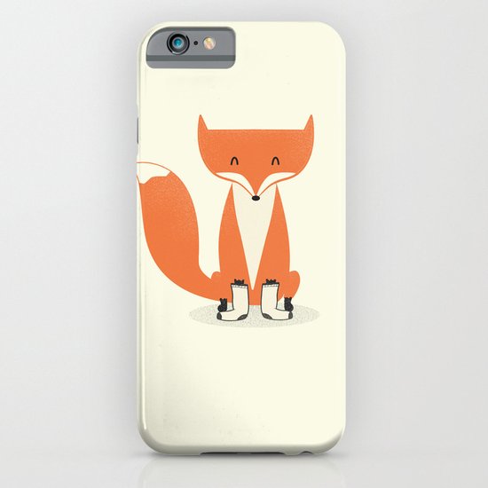 A Fox With Socks iPhone & iPod Case
