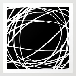 Black White Pattern Art Prints Society6 Black And White Circles Swirls Modern Abstract Art Print