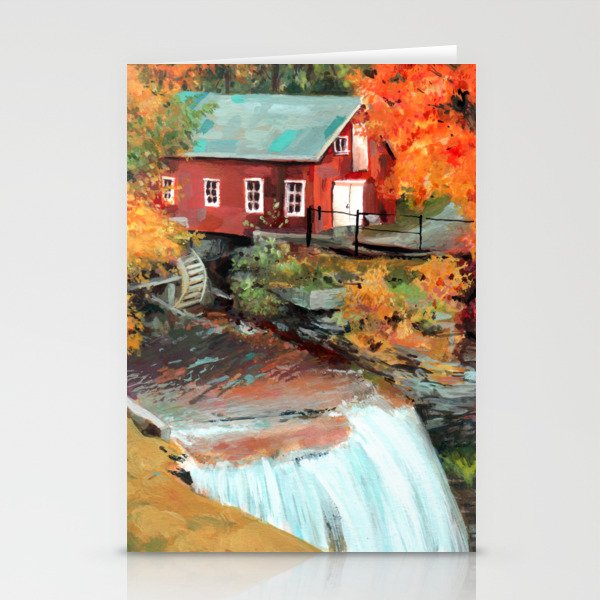The waterfall Stationery Cards