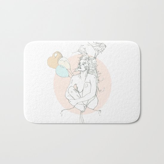milk toast Bath Mat