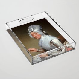 Catherine Brass Yates, Mrs. Richard Yates by Gilbert Stuart Acrylic Tray