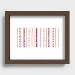 arabian pattern Recessed Framed Print