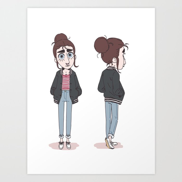 Vivian's Jacket Art Print