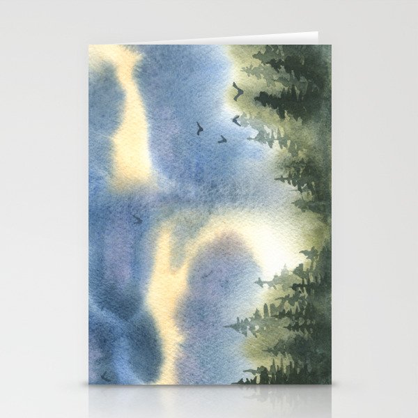 Forest Storms Stationery Cards