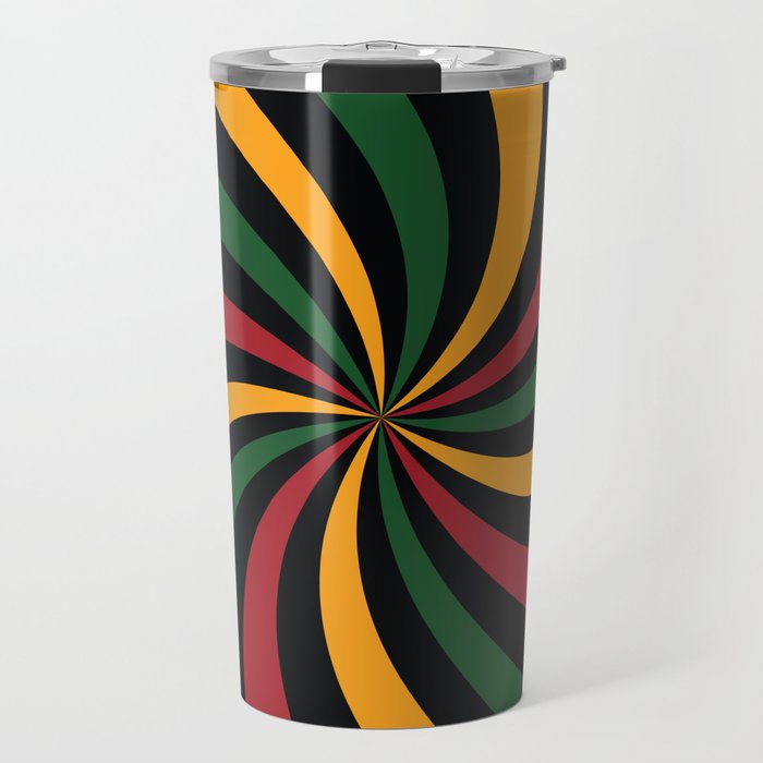 Juneteenth Patterns Travel Mug