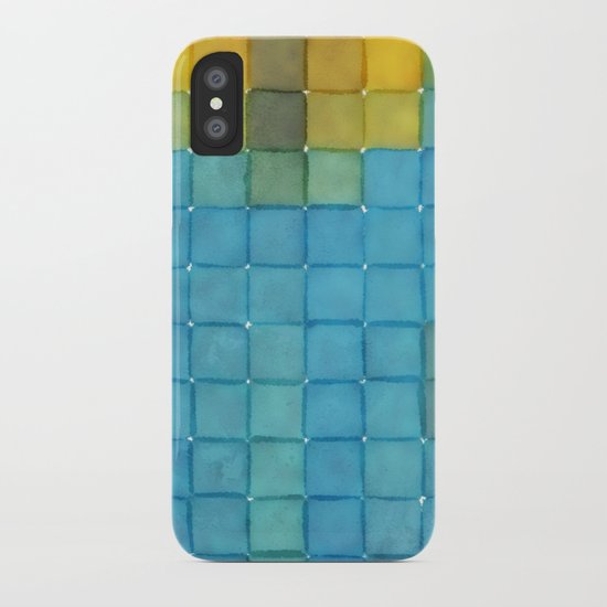 Polaroid Pixels I (Flower) iPhone Case