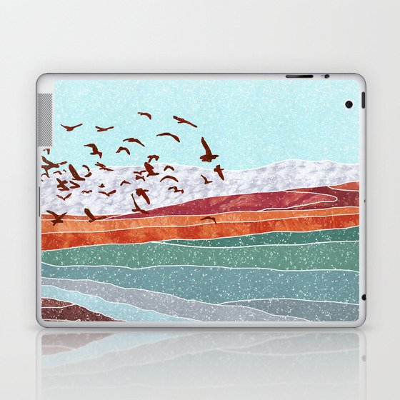 Abstract Beach Laptop & iPad Skin