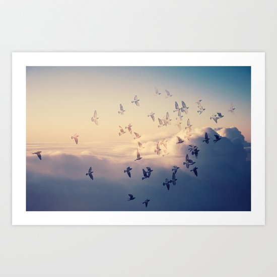Flying Art Print
