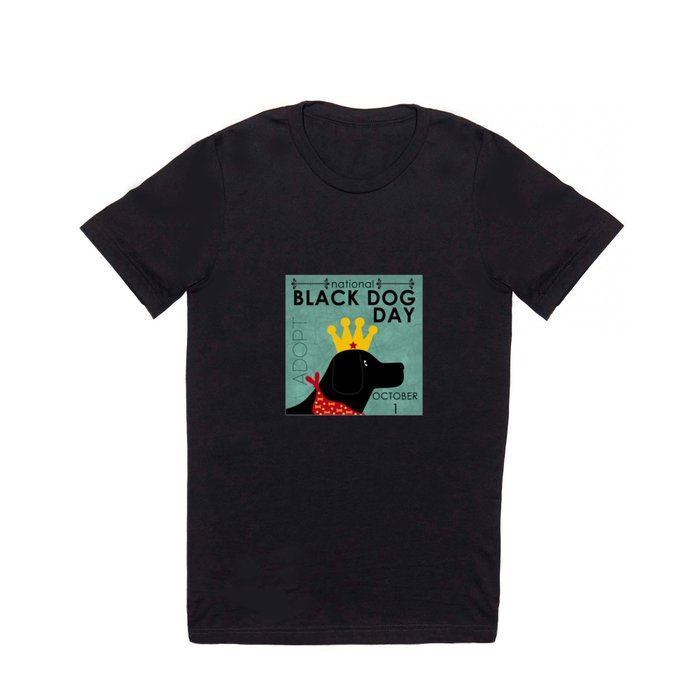 Black Dog Day Royal Crown T Shirt