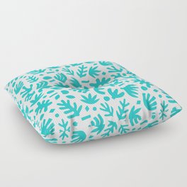 Matisse Paper Cuts // Bold Turquoise Floor Pillow