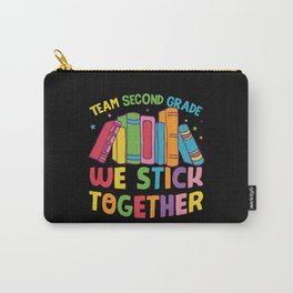 Team Second Grade We Stick Together Carry-All Pouch