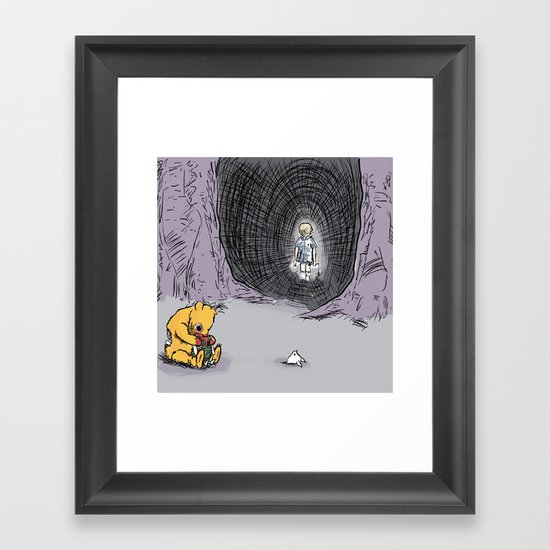 Deep in the Undead Acre Wood Framed Art Print