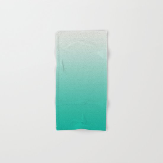 Mint Ombre Hand & Bath Towel