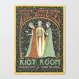 The Staves Poster Canvas Print