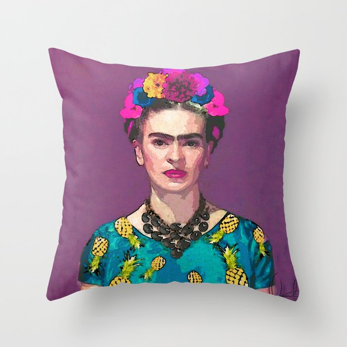 Trendy Frida Kahlo Throw Pillow