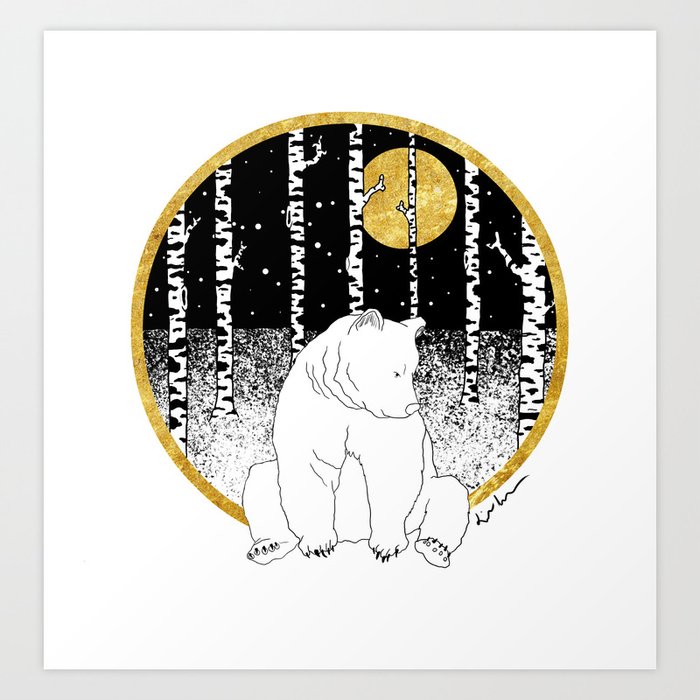 Bear In Mind Art Print By Lisaisacson Society6 Bear In Mind Art Print By Lisaisacson Society6