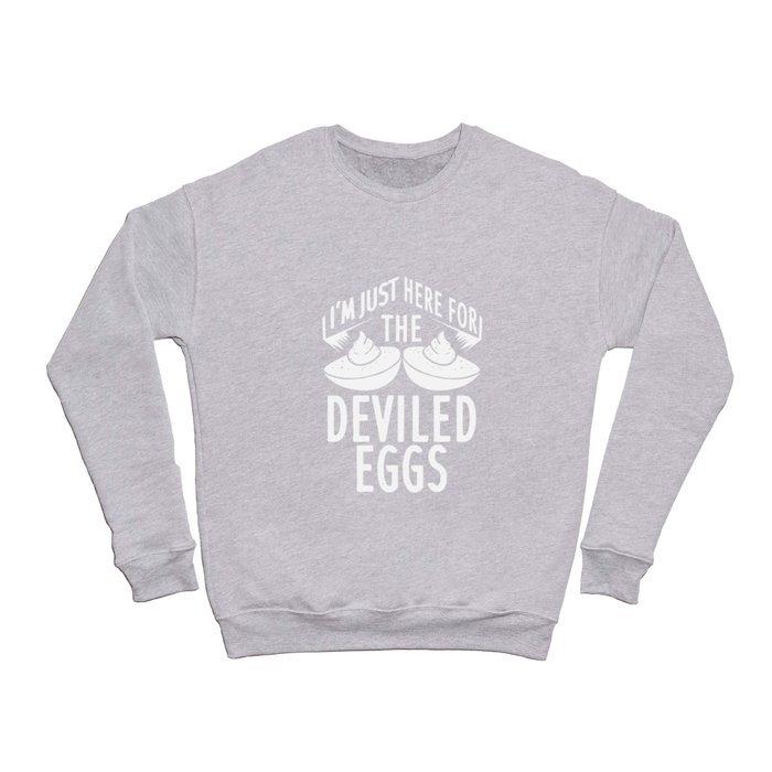 Deviled Egg Gift Funny Costume Recipe Crewneck Sweatshirt