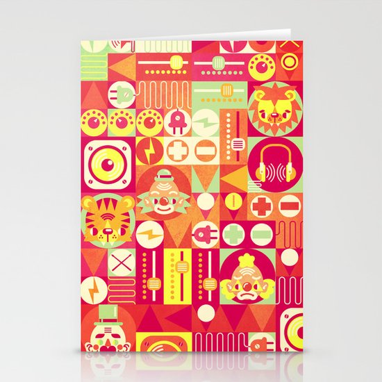 Electro Circus Stationery Cards