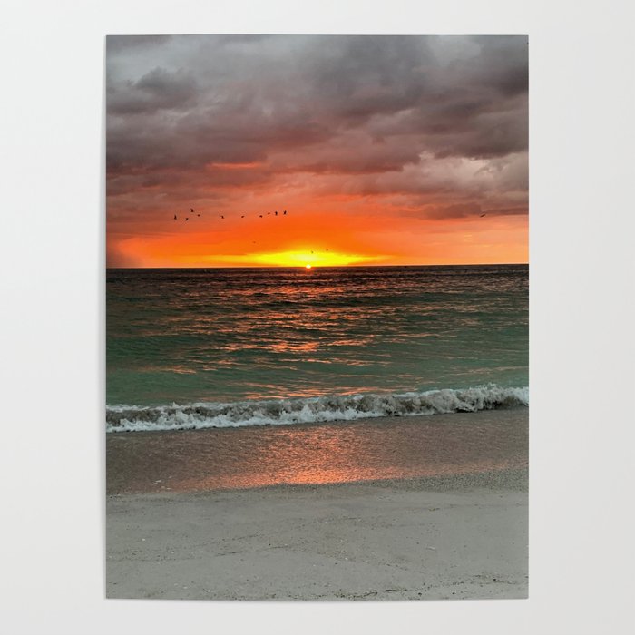 Moody Sunset Poster