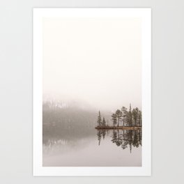 Late autumn in North Finland / Fine art still on film Art Print