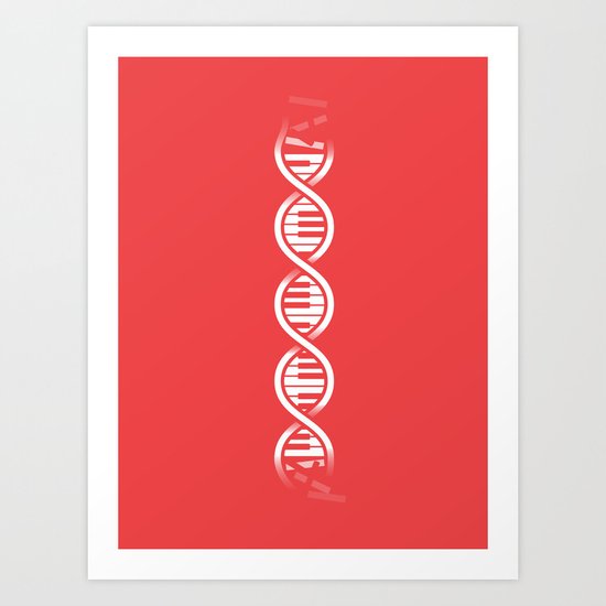 Musical DNA Art Print