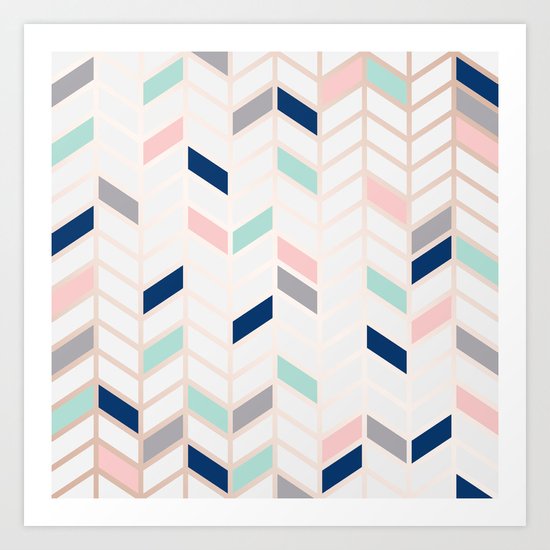 Herringbone Art Print