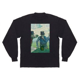 The Drinkers Famous Painting Van Gogh Long Sleeve T-shirt