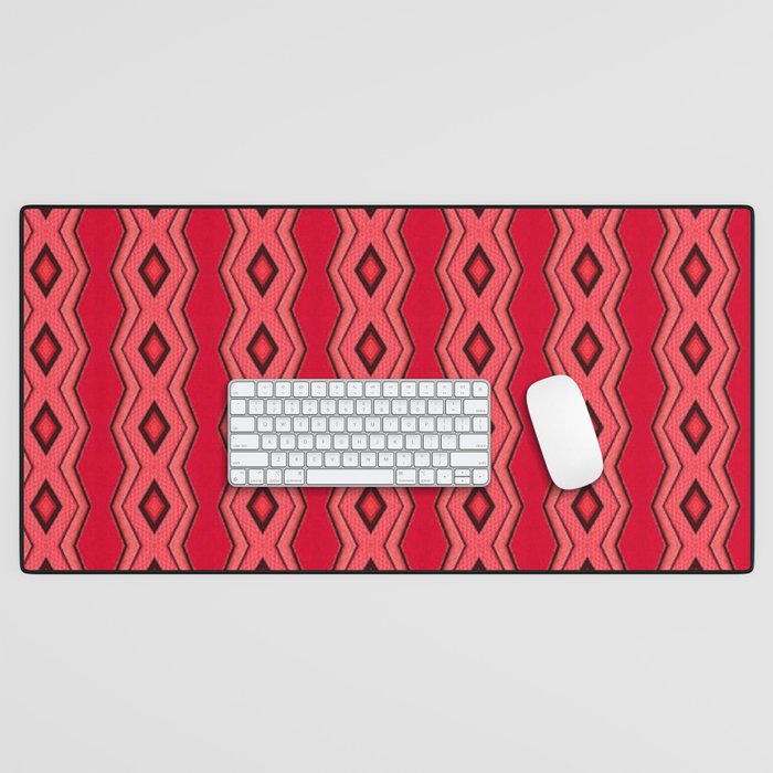 Red chains Desk Mat