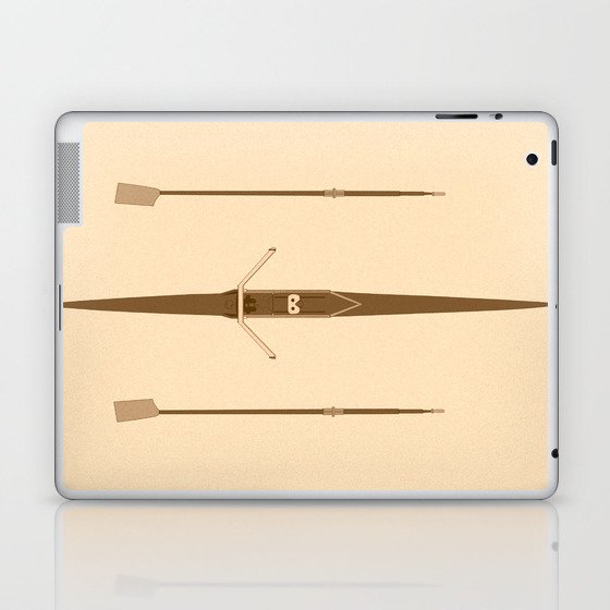 rowing single scull Laptop & iPad Skin