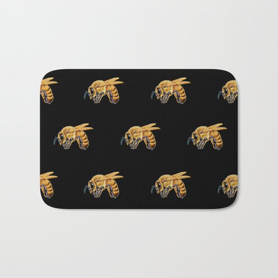 Honey Bee Bath Mat