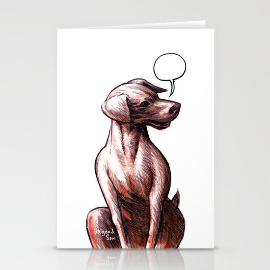 Talking Dogs Stationery Cards