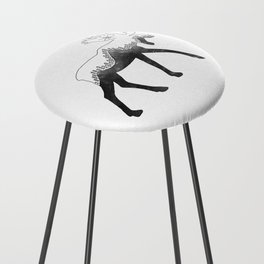 Stay Wild Moose Counter Stool