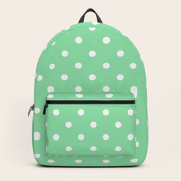 mint color backpack