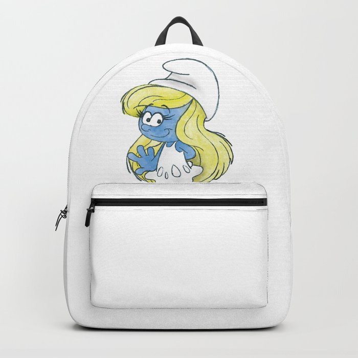 Watercolour Smurfette Sketch Backpack